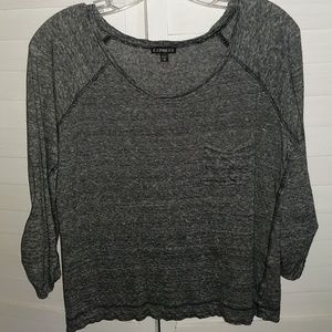 3/4 Sleeve Top W/ Pocket